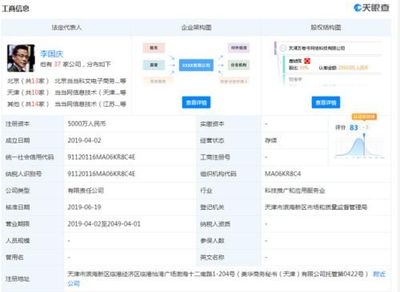 李國(guó)慶僅在早晚讀書(shū)主體公司占股1% 為最小股東